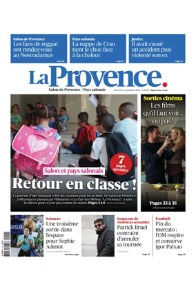 Cover of La Provence Salon-de-Provence / Pays salonais