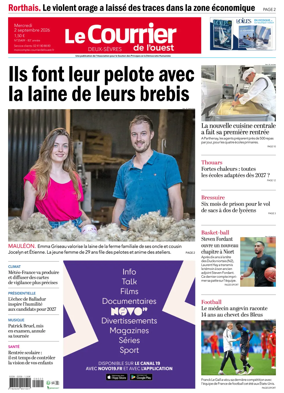 Cover of Le Courrier de l’Ouest (Deux-Sevres)