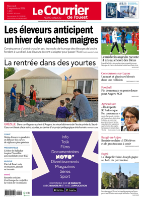 Cover of Le Courrier de l’Ouest (Nord Anjou)