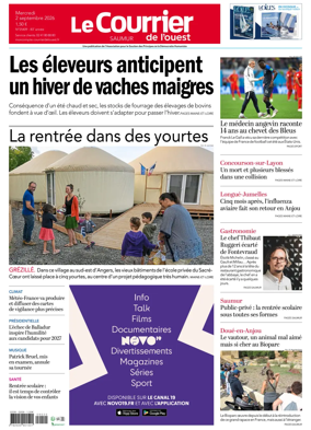 Cover of Le Courrier de l’Ouest (Saumur)