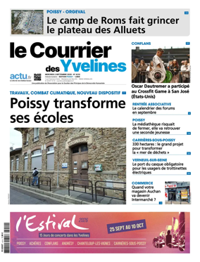 Cover of Le Courrier des Yvelines (Poissy)