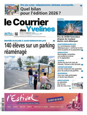 Cover of Le Courrier des Yvelines (Saint-Germain-en-Laye)