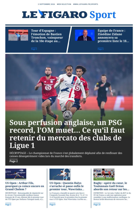 Cover of Le Figaro Sport