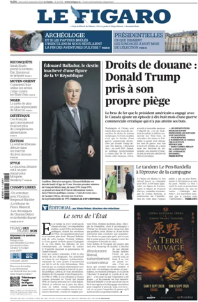 Cover of Le Figaro
