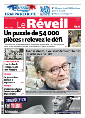 Cover of Le Reveil du Vivarais – edition Pilat