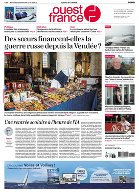 Cover of Ouest France (Dinan)