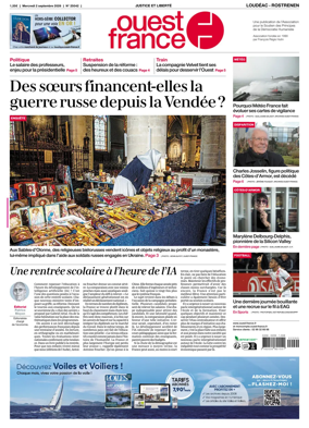 Cover of Ouest France (Loudeac / Rostrenen)