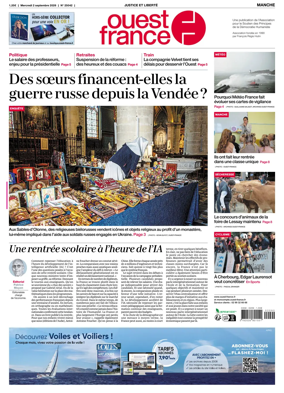 Cover of Ouest France (Manche)