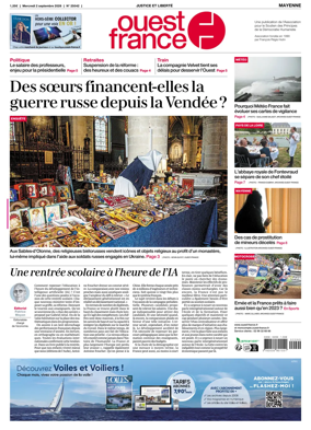 Cover of Ouest France (Mayenne)
