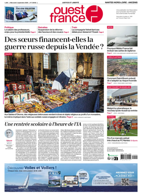 Cover of Ouest France (Nantes Nord-Loire - Ancenis)