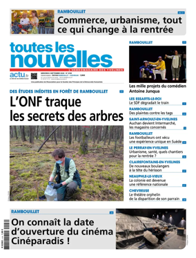 Cover of Toutes les Nouvelles (Rambouillet / Chevreuse)