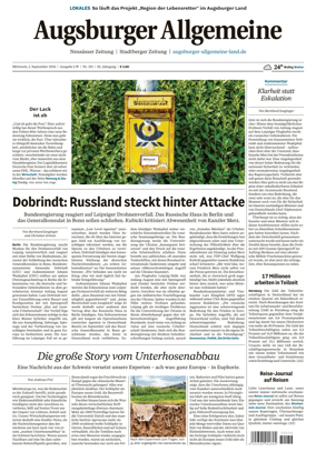 Cover of Augsburger Allgemeine (Land West)
