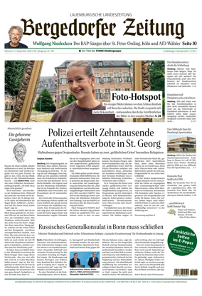 Cover of Bergedorfer Zeitung