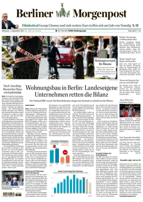 Cover of Berliner Morgenpost