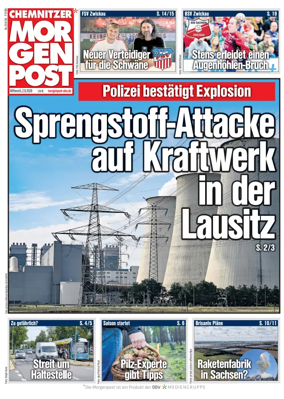 Cover of Chemnitzer Morgenpost