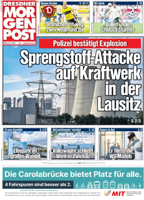 Cover of Dresdner Morgenpost