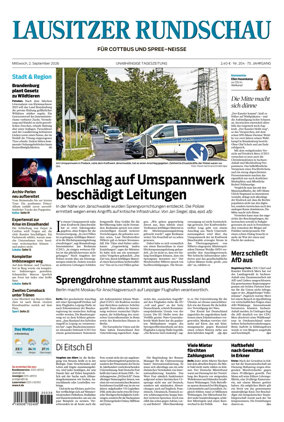 Cover of Lausitzer Rundschau