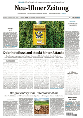 Cover of Neu-Ulmer Zeitung