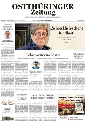 Cover of Ostthuringer Zeitung (Jena)