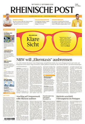 Cover of Rheinische Post - Monchengladbach and Korschenbroich