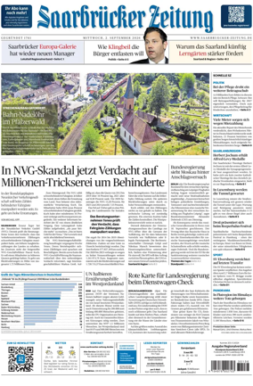 Cover of Saarbruecker Zeitung