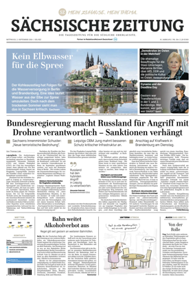 Cover of Sachsische Zeitung (Lobau-Zittau)