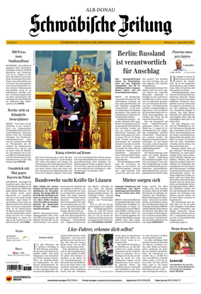 Cover of Schwabische Zeitung (Alb-Donau)