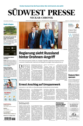 Cover of SUDWEST PRESSE - Neckar-Chronik