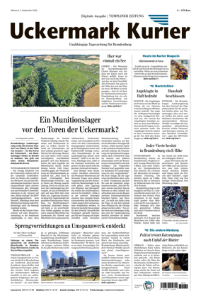 Cover of Templiner Zeitung
