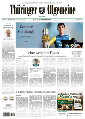 Cover of Thuringer Allgemeine (Eichsfeld)