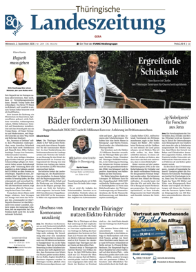 Cover of Thuringische Landeszeitung (Gera)