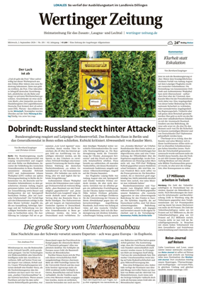 Cover of Wertinger Zeitung