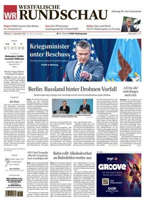Cover of Westfalische Rundschau (Arnsberg)