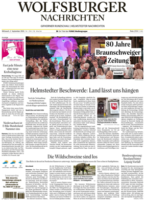 Cover of Wolfsburger Nachrichten (Wolfsburg-Gifhorn)