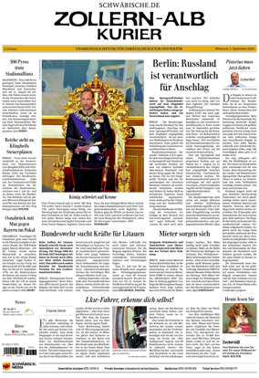 Cover of Zollern-Alb-Kurier (Balingen)