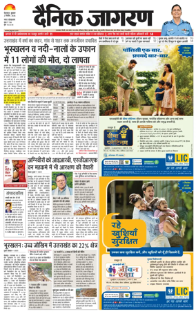 Cover of Dainik Jagran - Dehradun