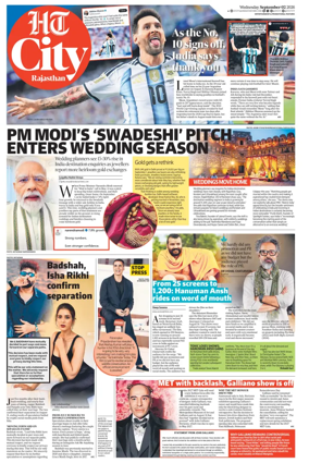 Cover of Hindustan Times (Jaipur) - City