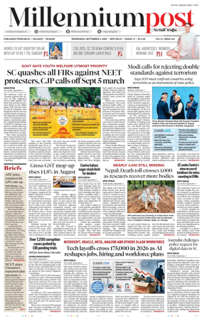 Cover of Millennium Post