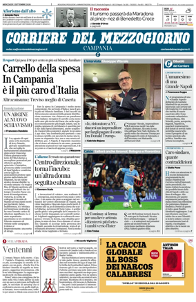 Cover of Corriere del Mezzogiorno (Campania)