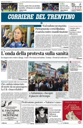 Cover of Corriere del Trentino