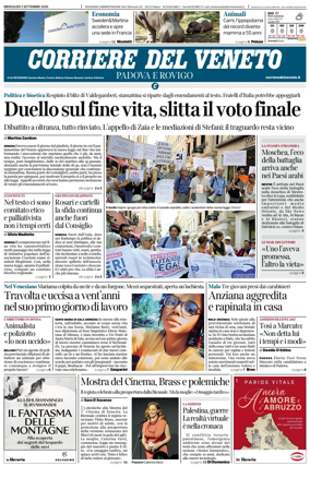 Cover of Corriere del Veneto (Padova e Rovigo)