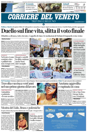 Cover of Corriere del Veneto (Treviso e Belluno)
