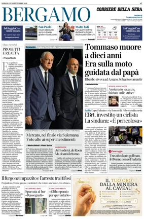 Cover of Corriere della Sera (Bergamo)