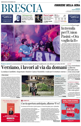 Cover of Corriere della Sera (Brescia)