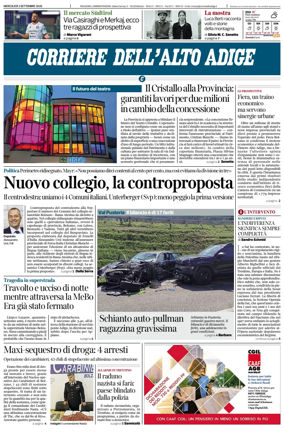 Cover of Corriere dell'Alto Adige