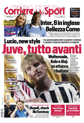 Cover of Corriere dello Sport