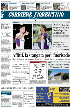 Cover of Corriere Fiorentino
