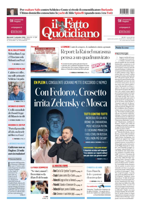 Cover of Il Fatto Quotidiano