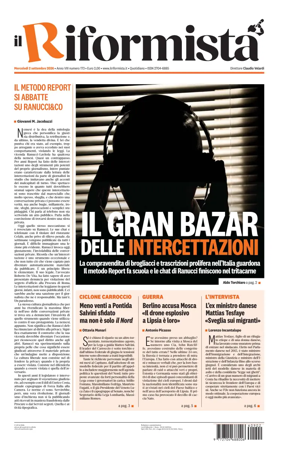 Cover of Il Riformista (Italy)