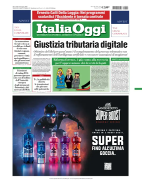 Cover of ItaliaOggi